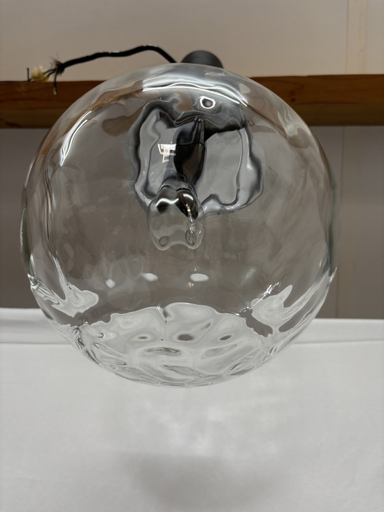 Image 1 of Vintage design Hustadt Leuchten 'Ripple' hanglamp