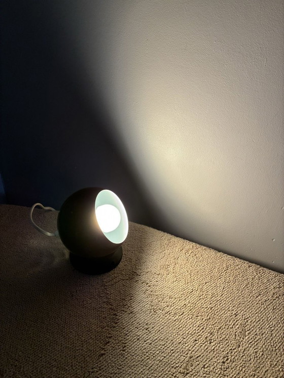 Benny Frandsen for ABO Randers magnetic eyeball lamp, 1960s-70s, Table lamps, Metal, Brown (photo 2 of 6)