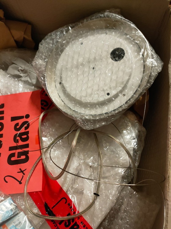 Image 1 of LEOLA Oyster design pendant lamp – Germany – modernist lighting