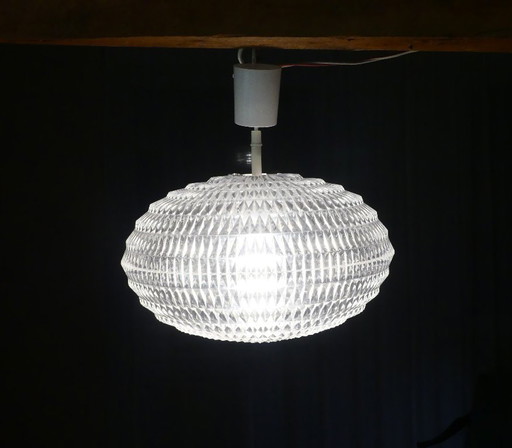 Diamond crystal pendant light by Aloys Gangkofner for Erco UK2aeb