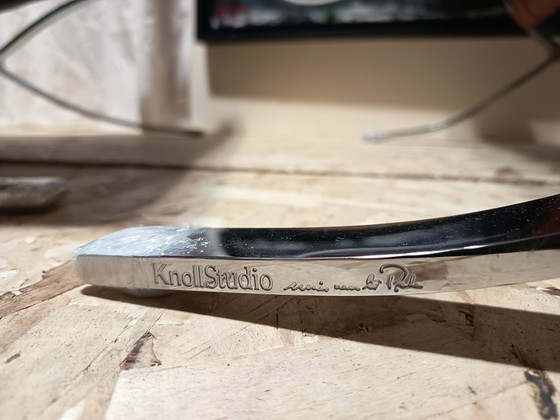 Image 1 of Sillones KNOLL Studio Barcelona (NUEVA Serie 2026) en piel natural (color coñac)