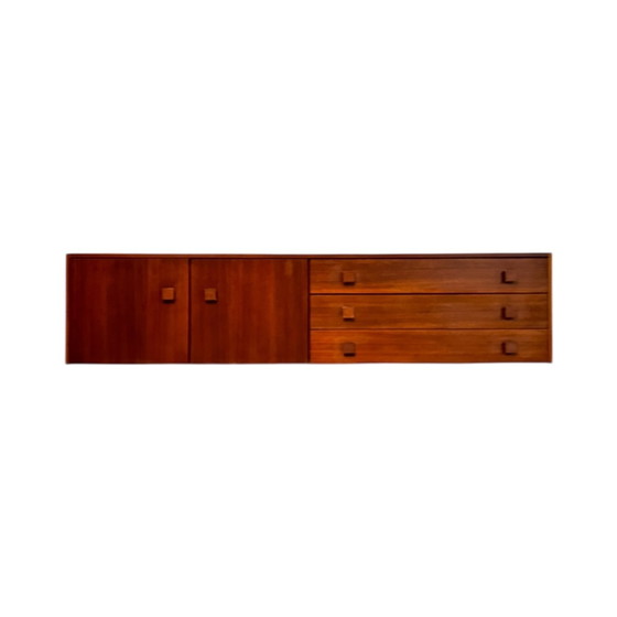 Image 1 of Teakhouten dressoir uit de jaren 60