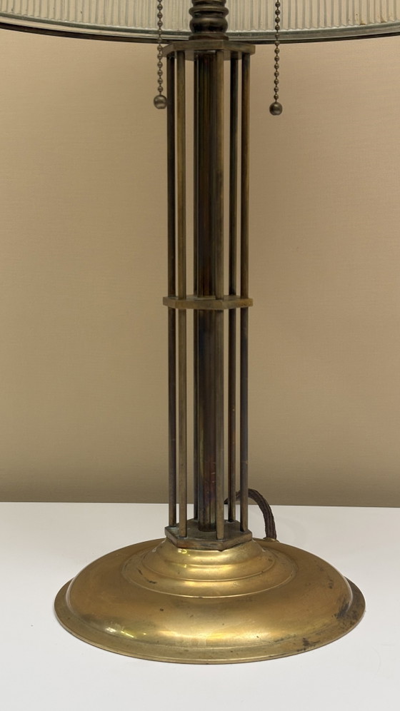 Image 1 of Home German design Neoclassical solid vintage copper lamp