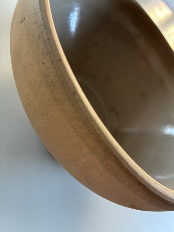 Image 1 of small vintage natural terracotta salad bowl