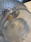 Hübsch - lampada a sospensione in metallo e vetro