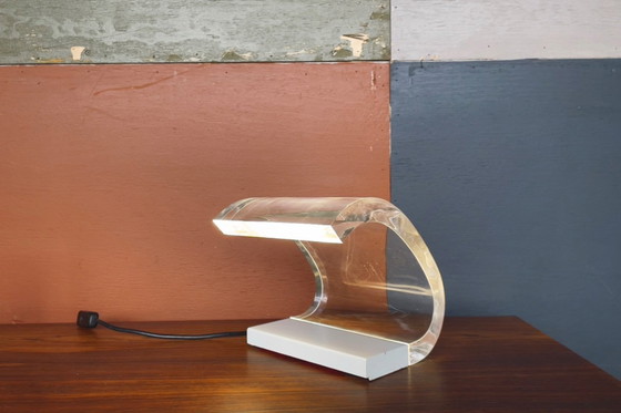 Image 1 of Acrilica" table lamp by Joe and Gianni Colombo for OLUCE