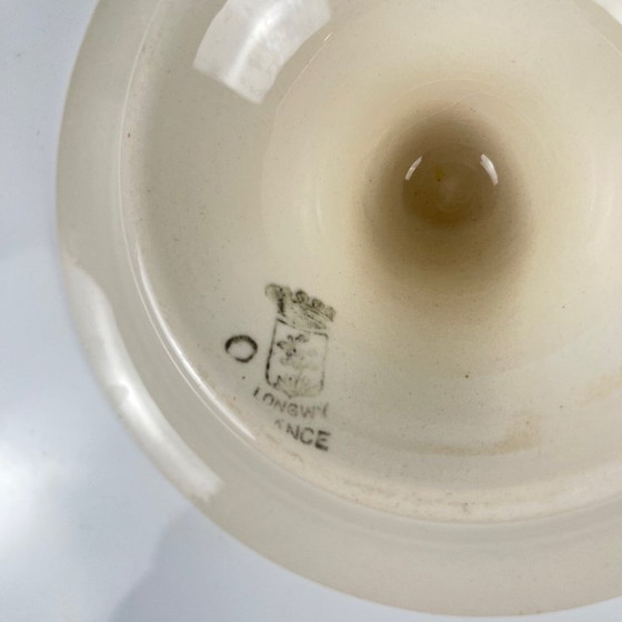 Image 1 of Compotier Longwy , début XXème s. , décor Floral