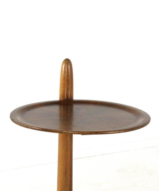 Image 1 of Set van 2 Edmund Jørgensen voor Patent ANM bijzettafeltje / nachtkastjes vintage Deens