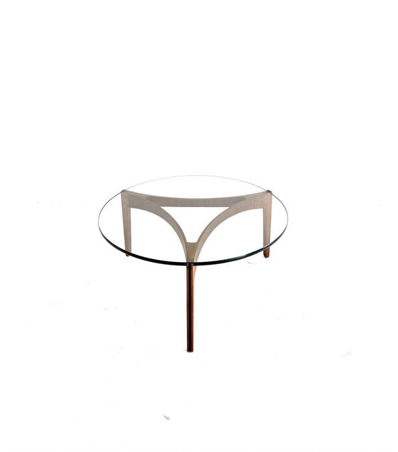 Table basse vintage en teck et verre, Sven Ellekær ‘60 – Tables basses, Wood, Glass (photo 3 of 11)