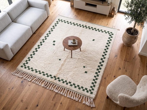 Marokkanischer Mini-Wollteppich 100/200 cm – vloerkleden en tapijten, Wool (photo 2 of 5)