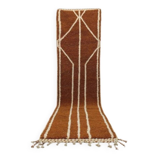 Berber-Teppich aus Naturwolle 100cm×300cm