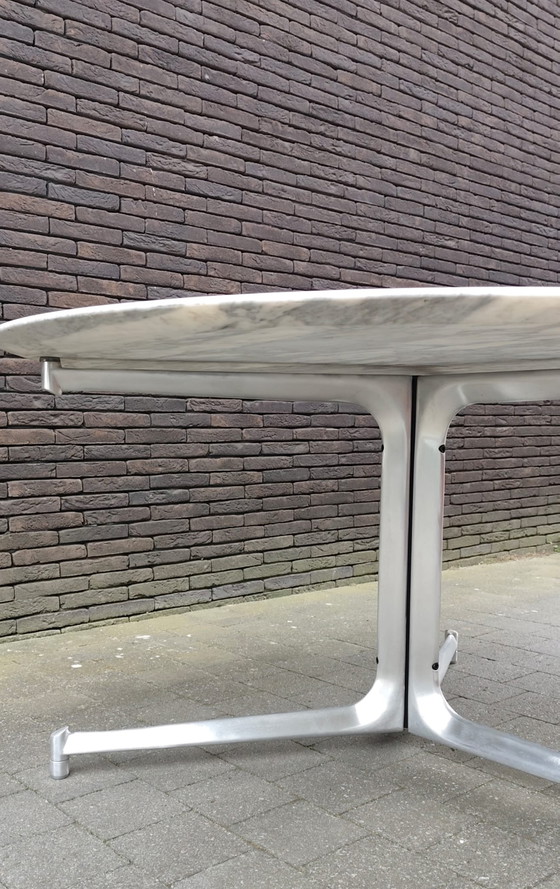 Image 1 of Preben Fabricius and Jorgen Kastholm round dining table, for Kill International