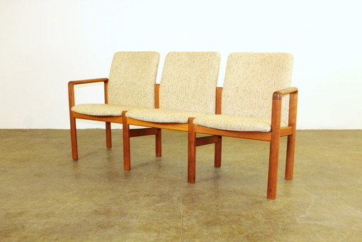 Canapé 3 places danois Design Midcentury Canapé danois teck