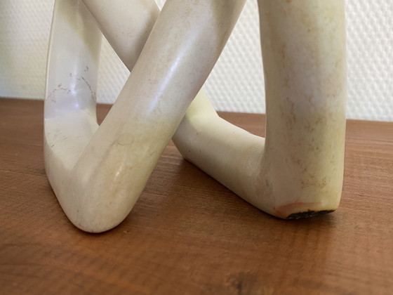 Image 1 of Statua dell'infinito in marmo H 45 L 15 P 14 cm