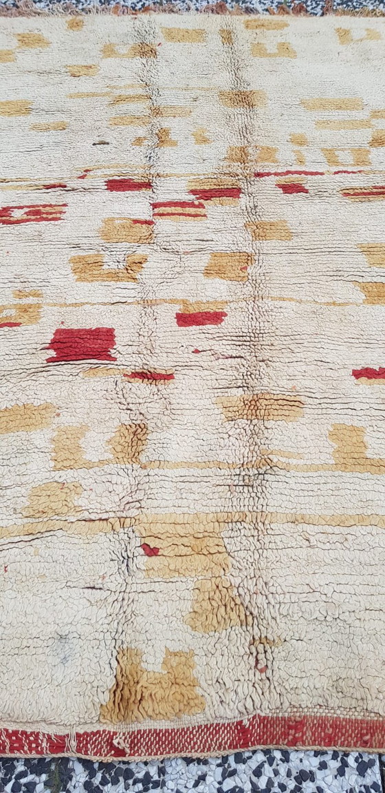 Image 1 of Handgeknoopt Berber kleed wol 199x165cm