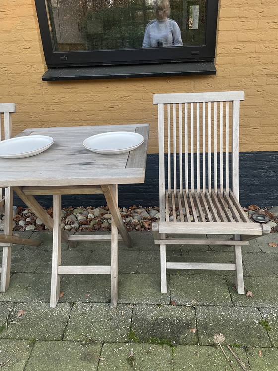 Image 1 of ensemble de jardin en teck