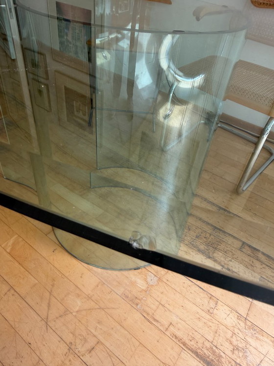 Image 1 of FIAM Italia Marea eettafel, gebogen glas, designklassieker