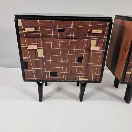 Image 1 of Comodini, anni '70, set di 2