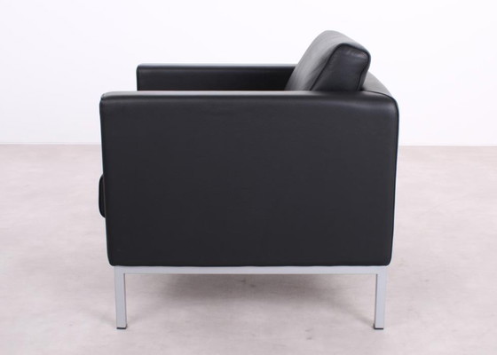 Image 1 of Giulio Marelli Fauteuil cubique noir