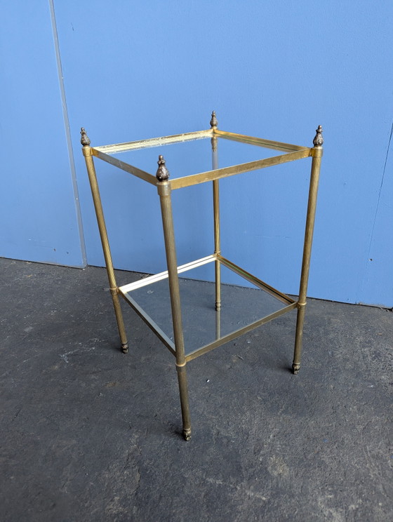 Mesa auxiliar – Maison Jansen, Mesas auxiliares, Bronze, Glass (photo 12 of 14)