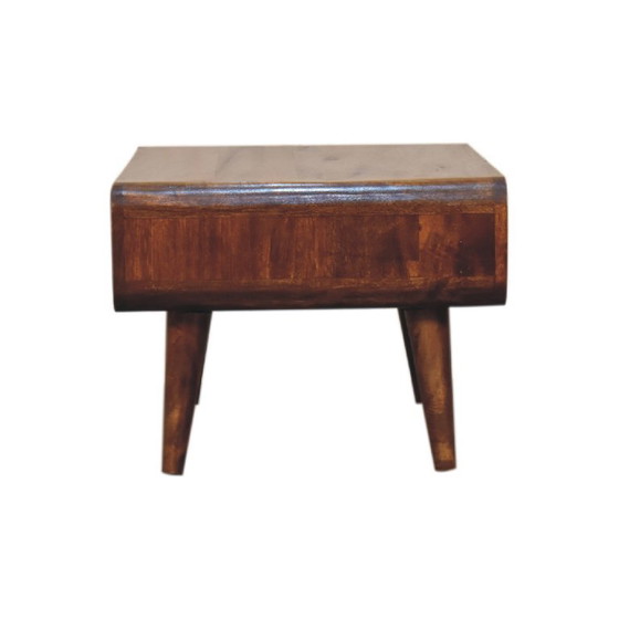 Stylish TV furniture made of solid mango wood – Chestnut brown – Artisan (photo 10 of 10)