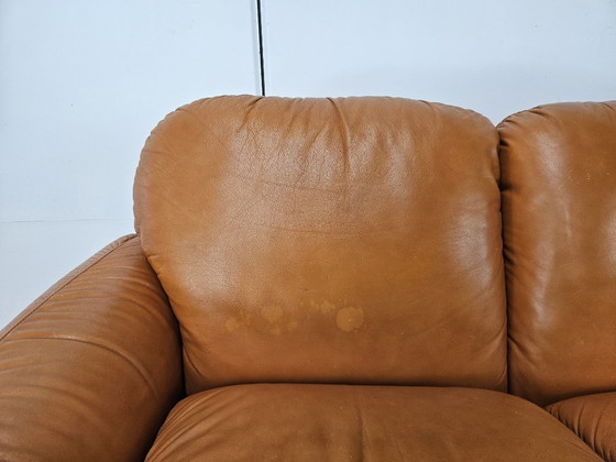 Divano letto a tre posti "Piumotto" di Arrigo Arrigoni per Busnelli, 1970 – Divani 3 posti, Pelle (photo 4 of 22)