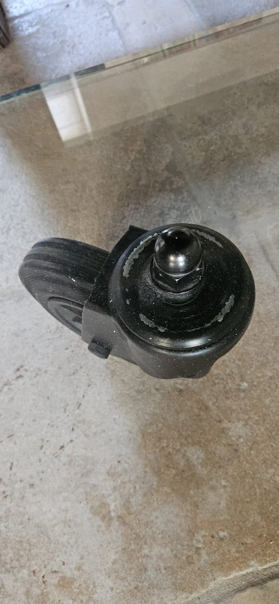 Image 1 of Fontana Arte Design Coffee Table Tavolo Con Ruote