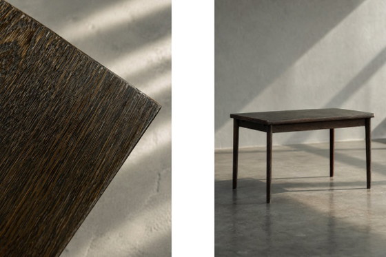 Vintage Mid-Century Danish Modern Oak Wood Folding Dining Table from Am Møbler, 1960s (photo 15 of 21)