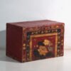 Baule antico dipinto rosso vermiglio in legno di pino – Cina, circa 1900 – Armadi contenitori, Iron (photo 9 of 40)