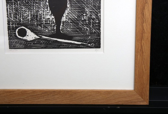 Image 1 of Teuber, Hermann - Nature morte - linogravure - encadrée - monogrammée