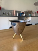Dekorative Designvase aus Metall/MAX LE CHINOIS 30 cm, Alessi