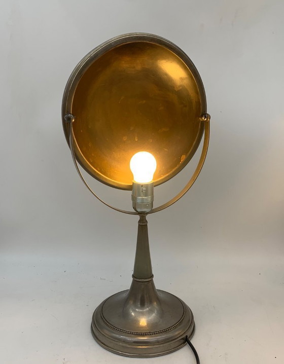 Image 1 of 1930s metal table lamp