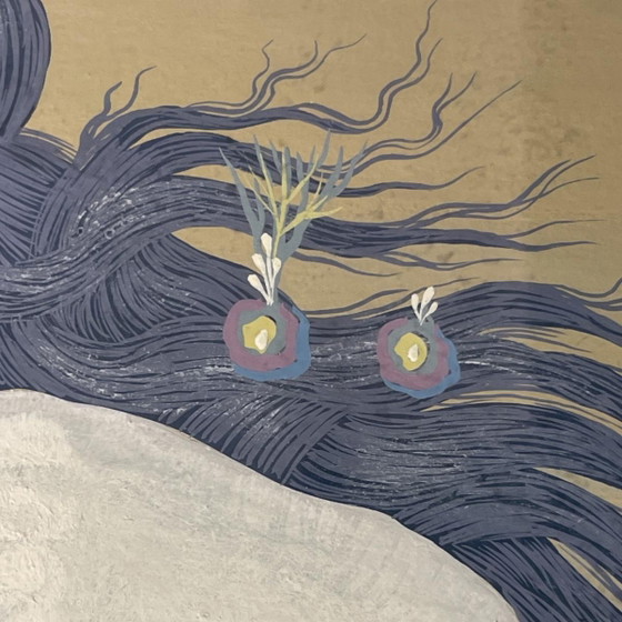 Denyse Willem, El Secreto 3 Mujeres Desnudas / Ninfas, años 70, Acuarela – Pinturas y dibujos, Paper (photo 5 of 16)