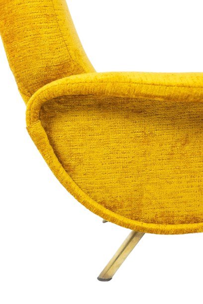 Image 1 of Marco Zanuso para Artflex: Sillones de latón amarillo y dorado, años 50