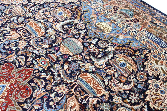 Image 1 of Tapis persan original noué à la main Kashmar Fein Paradise Design 411 X 307 cm Top Condition