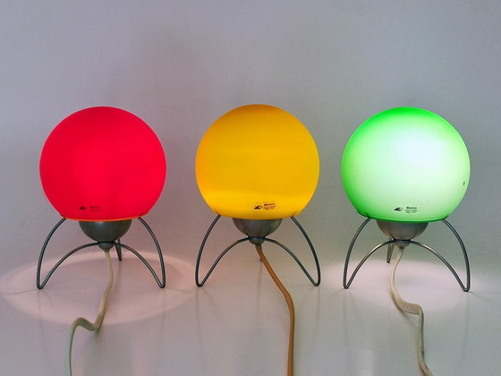 Tischlampe Set Stativ "Isotta", Murano Italy – Tischlampen, Metal, Vintage (photo 2 of 24)