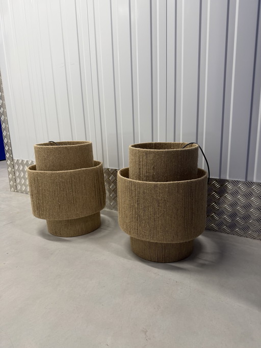 Hanglampen riet rotan jute 