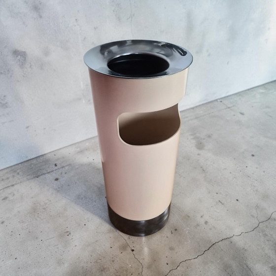 Vintage Kartell Gino Colombini umbrella stand ashtray trash can – Decorative Objects, Metal (photo 3 of 11)