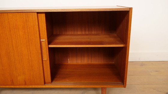 Image 1 of Vintage sideboard with sliding doors | Teak | 120 cm