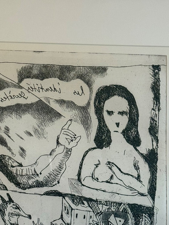 Image 1 of Lucebert (etching 4/25): signed by the artist, 1991