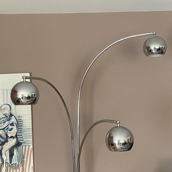 Muguet Stehleuchte von Goffredo Reggiani. 1970. Space Age. – Stehleuchten, Marble, Metal (photo 7 of 9)
