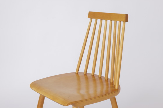 Image 1 of 1 of 2 Yngve Ekström "Pinocchio" Dining Chair – Swedish Beechwood, 1960s Vintage Scandinavian Design