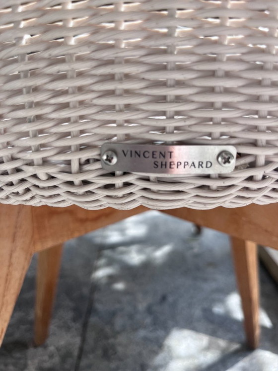 Image 1 of 6 Prachtige Vincent Sheppard terrasstoelen (Old Lace / Teak)