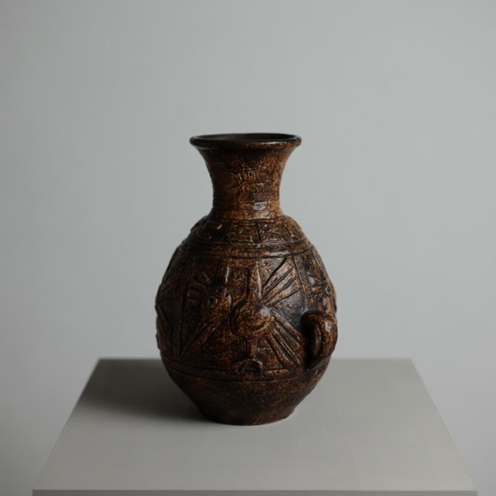 Jasba Model 1690-30 Sculpturale Keramische Vaas, West-Duitsland, c. 1970 – Vazen, Ceramic (photo 6 of 13)