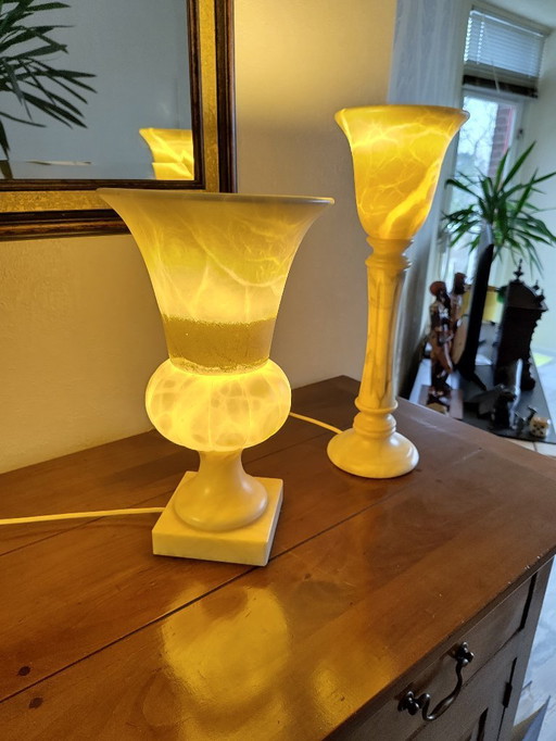 Lampade d'atmosfera in alabastro