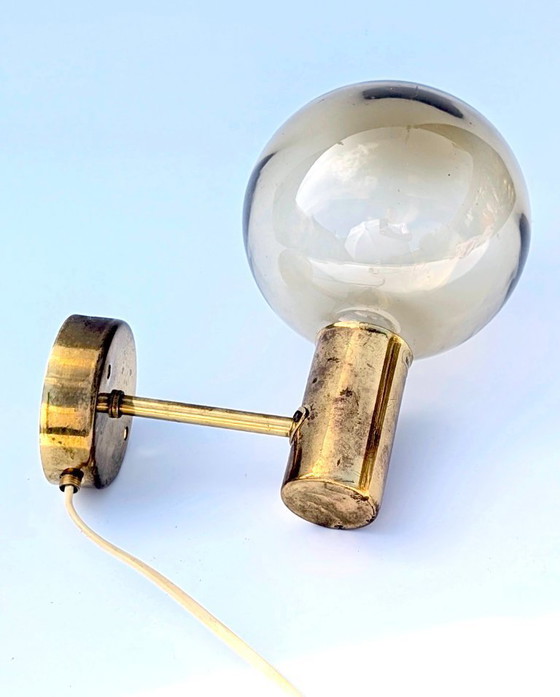 Image 1 of Aplique de cristal y latón Hans-Agne Jakobsson Modelo V149