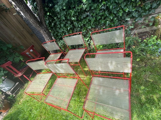 Image 1 of CHAISES "SPAGHETTI" FLY LINE PAR GIANDOMENICO BELOTTI POUR CMP PADOVA, 1970