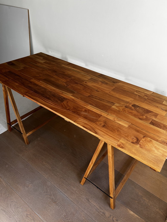 Image 1 of HKliving trestle table