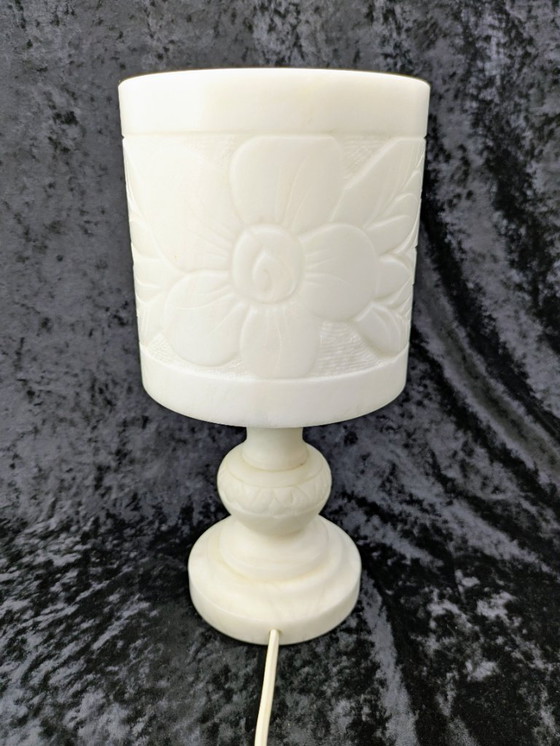 Lampada in alabastro, alta 27 cm, da 1 pezzo – Illuminazione, Pietra (photo 4 of 5)