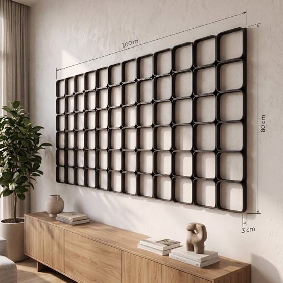 Set of 8 Piece Retro Space Age Plastic Wall Panel System Midcentury 1970s – Space Age Panels, Wall decoration (photo 3 of 12)
